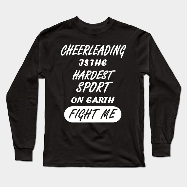 Cheerleading pompoms girls women sports Long Sleeve T-Shirt by FindYourFavouriteDesign